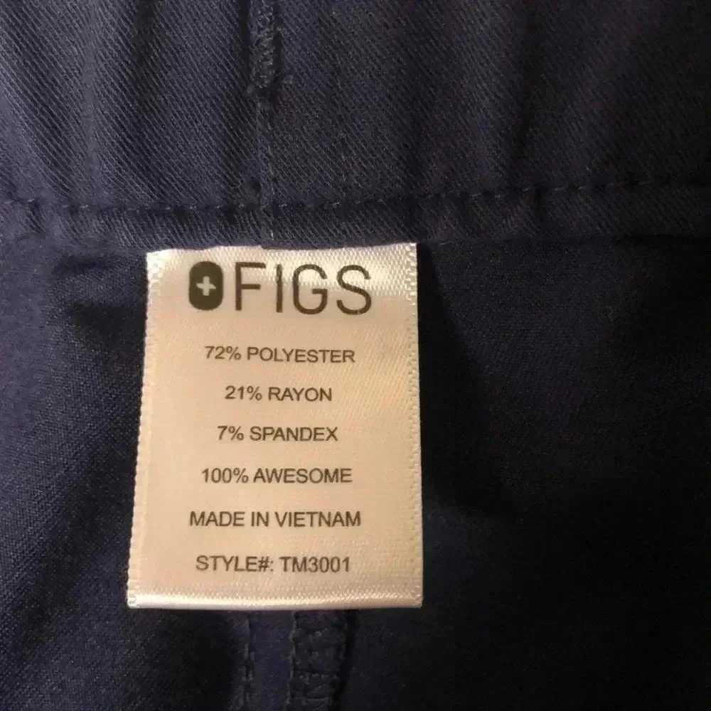 FIGS- Men’s Navy Cairo Cargo Scrub Pants